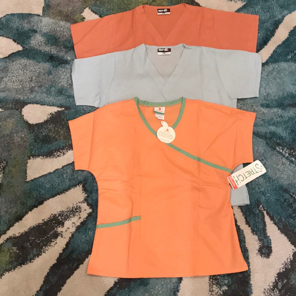 XS scrub top bundle